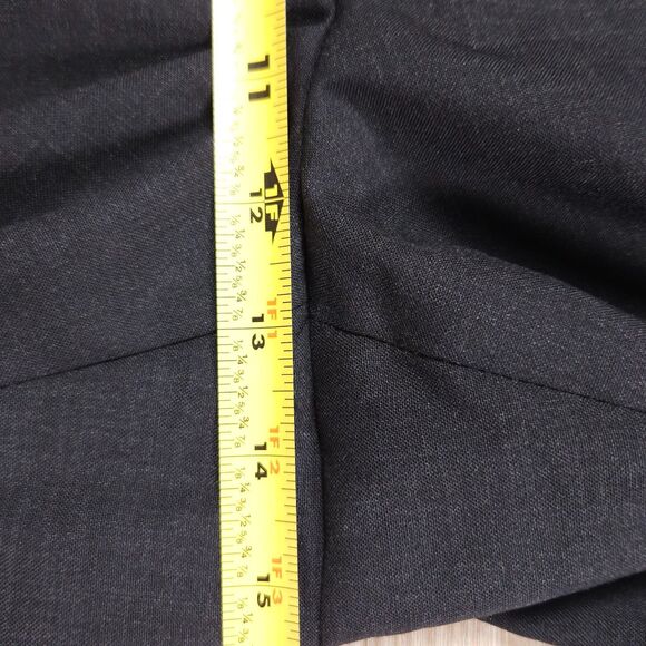 J Press Dress Pants Mens 40x32 Charcoal Gray Wool Made in USA Business Formal - Picture 10 of 14